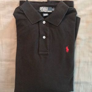Polo Ralph Lauren black long sleeve men’s L polo
